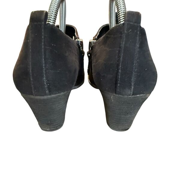 Dr. Scholl's Wm's Black Cuba Ankle Booties Size 6 Inside Zip - Picture 4 of 7